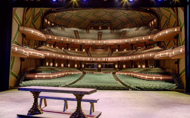 View of the Silva Concert Hall from the stage