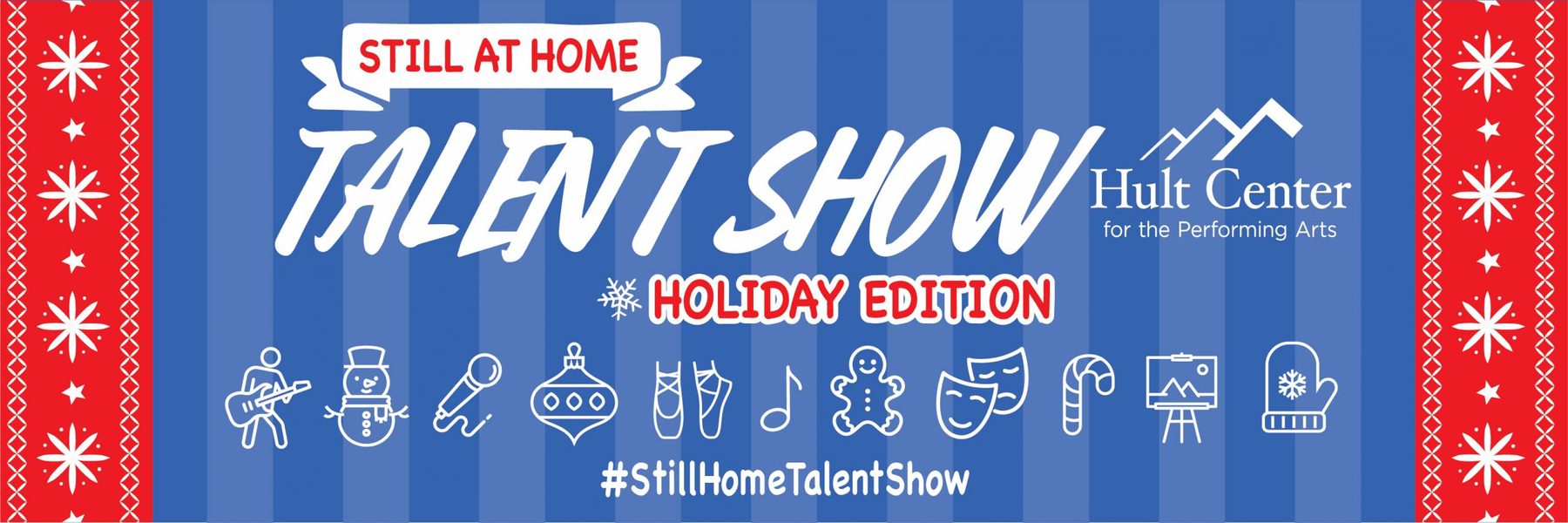 Graphic of Still At Home Talent Show Holiday Edition logo