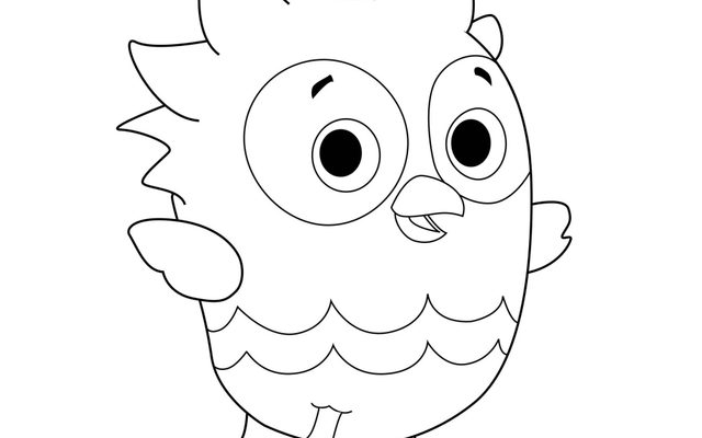 O the Owl coloring page from Daniel Tiger