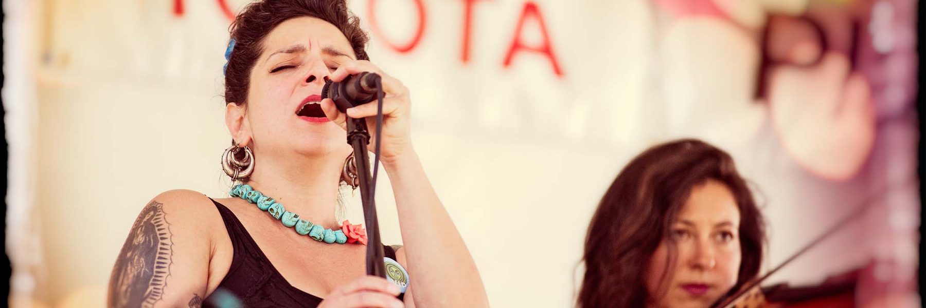 Image of Llorona singing