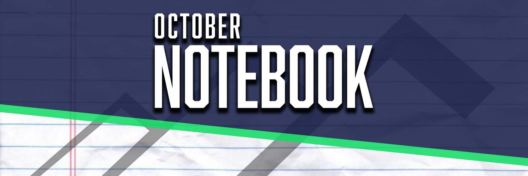 October Notebook Header