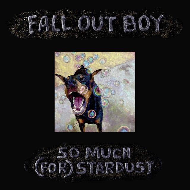 An album cartoon image of SO MUCH (FOR) STARDUST by FALL OUT BOY for march 2023 notebook.