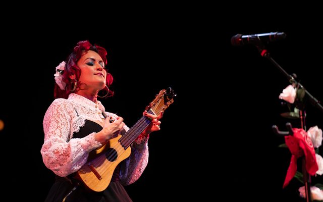 Las Cafeteras performer