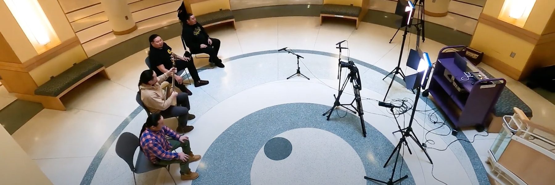 Alash perform Eki Attar at the Eugene Public Library